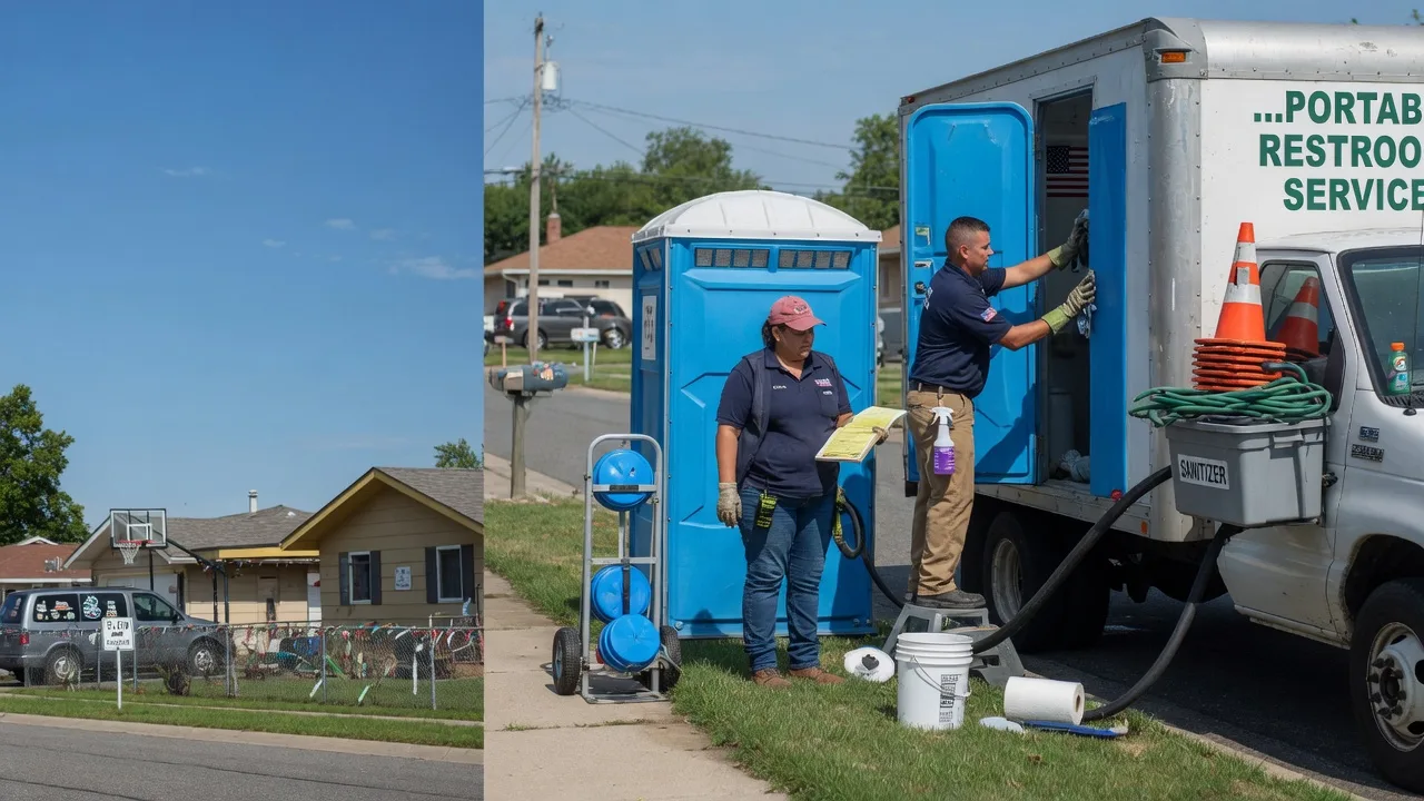Portable Toilet Rental in Petersburg, IL near me